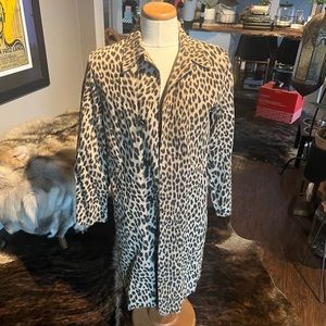 Zadig & Voltaire Leopard Over coat, never worn!